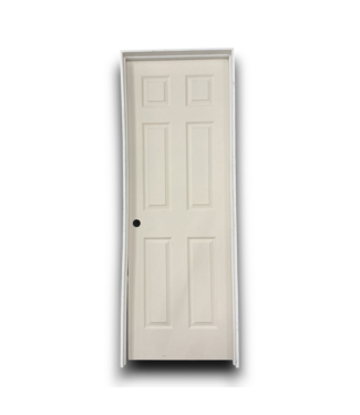 53165 Prehung Hollow 6-Panel Interior Door 28" x 80"