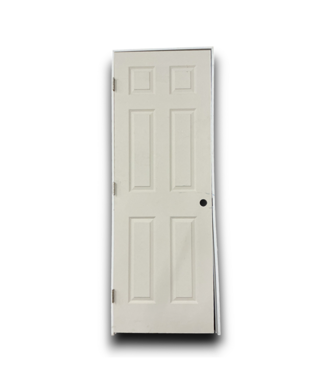 53165 Prehung Hollow 6-Panel Interior Door 28" x 80"