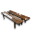 53170 Walnut Benches Set of 2