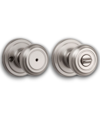 53177 Satin Nickel Interior or Bed/.Bath Privacy Door Knob