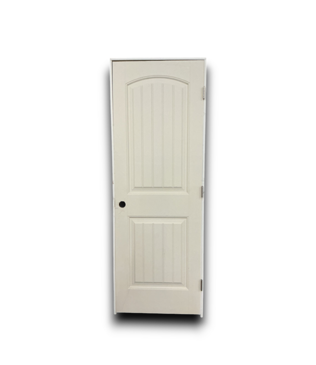 53178 Prehung 2-Ribbed Panel Interior Door 30"W x 80" LH