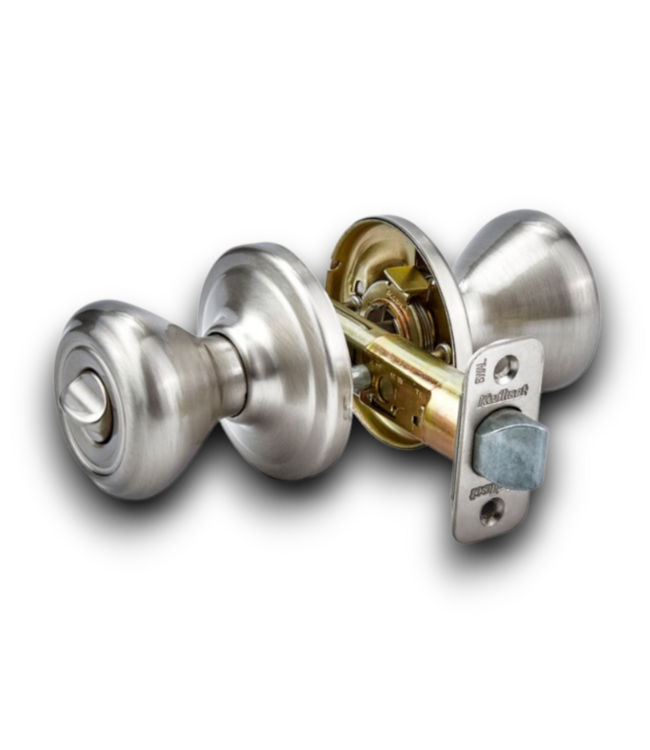 53177 Satin Nickel Interior or Bed/.Bath Privacy Door Knob