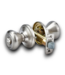 53177 Satin Nickel Interior or Bed/.Bath Privacy Door Knob