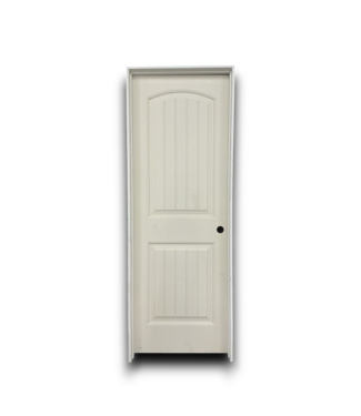 53178 Prehung 2-Ribbed Panel Interior Door 30"W x 80" LH