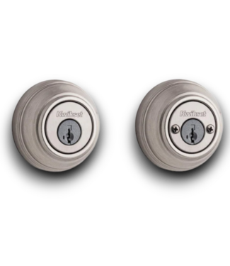 53179 Satin Nickel Double Cylinder Deadbolt Smart Key Security