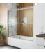53184 Sapphire Semi-Frameless Sliding Bathtub Door 56" to 60"