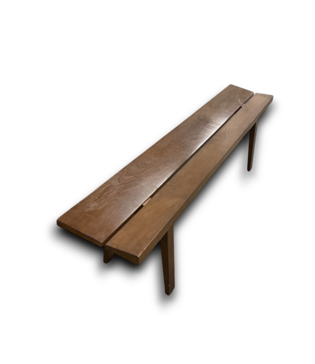 53170 Walnut Benches Set of 2
