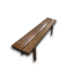 53170 Walnut Benches Set of 2