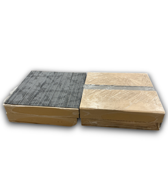 53174 Emerse Feathered Gray Adhesive Indoor Carpet Tile 320 sq. ft.