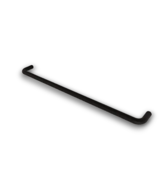 53187 Black Semi-Frameless Sliding Shower Door 55" - 59"W x 71"