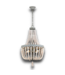 53198 Wood Beaded 4-Light Pendant Light