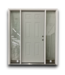 53203 Steel Prehung Exterior Door With Sidelights 72" x 80"