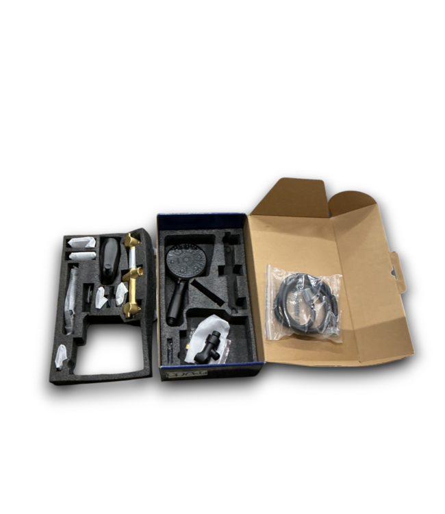 53205 Black 2-Handle Bathtub & Shower Faucet