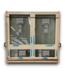53214 Almond Vinyl 4 Panel Casement Window 66 x 62