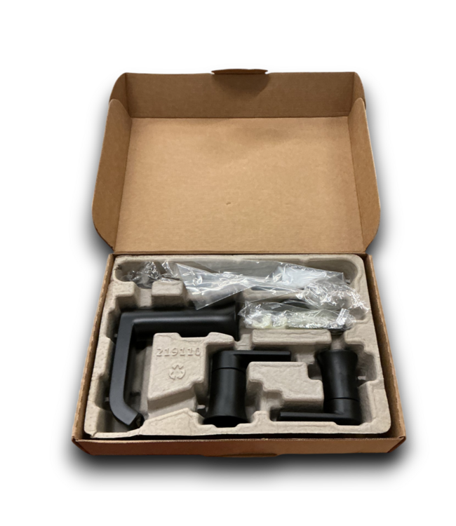53216 Black Widespread 2-Handle Bathroom Sink Faucet