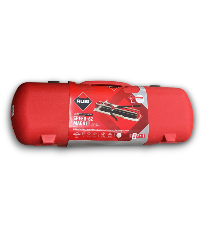 53221 Tile Cutter Speed 62 Magnet with Red Hard Case 24"