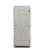 53226 6-Panel Prehung Steel Exterior Door 30" x 80"