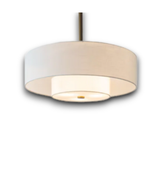 53229 30" Lux White Fandelier Ceiling Fan w/ Light