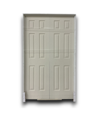 53234 6-Panel Textured Prehung Double Interior Door 50" x 80"