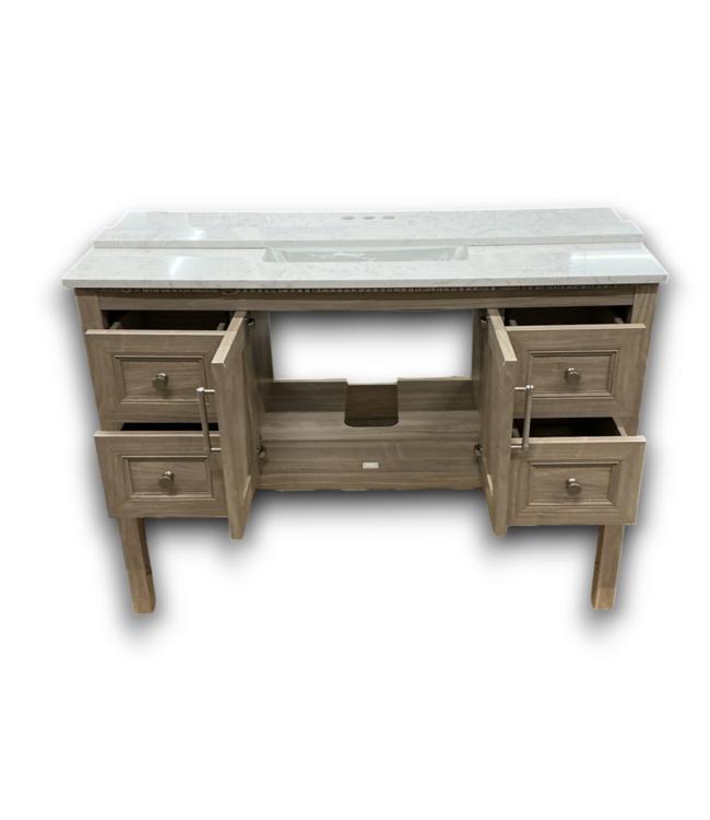 53237 Holly Ash Sink Sink Bathroom Vanity 48"