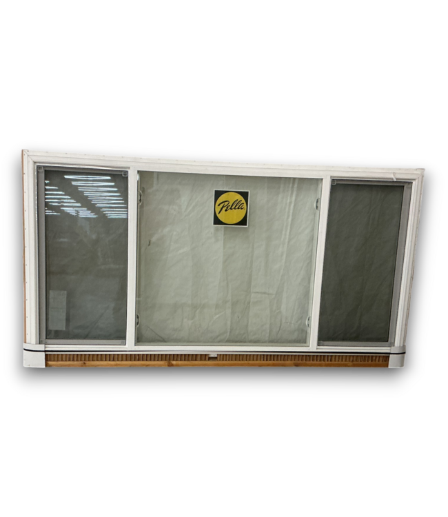 53242 White Vinyl Vent/Fixed/Vent Slider Window 96" x 48"