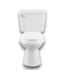 53245 White 2 piece Toilet