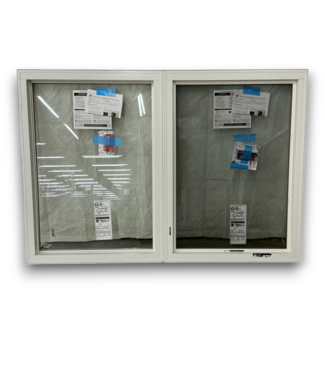 53246 White Vinyl Casement/Fixed Window 67.125" x 46.125"
