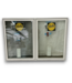 53246 White Vinyl Casement/Fixed Window 67.125" x 46.125"