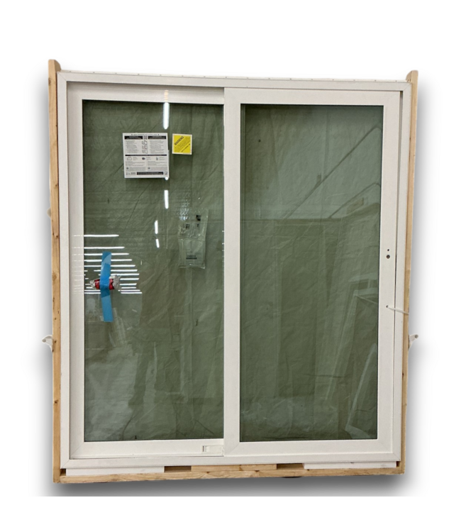 53252 White Sliding Patio Door 74-3/4"W x 79-3/8"H