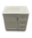 53254 Cloud Gray Bathroom Vanity with Top 30"W