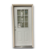 53258 Steel Primed Prehung 1/2 Lite Exterior Door 36" x 80"