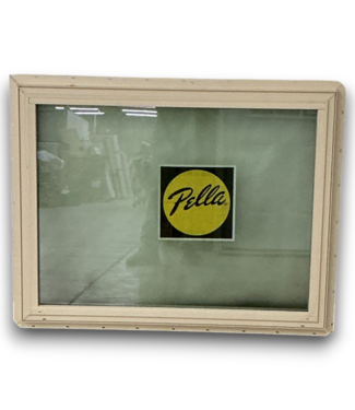 53261 Fixed Vinyl Privacy Window Almond Color 36"x28"