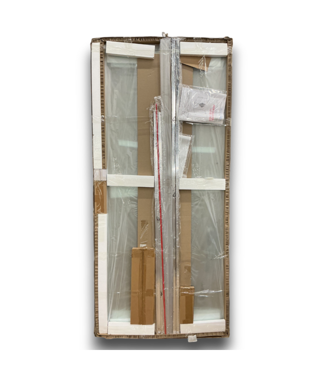 53263 Stellar Frameless Bypass Sliding Shower Door 60"W