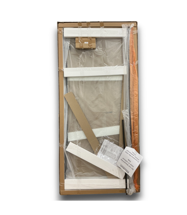 53264 Alliance Swing Semi-Frameless Shower Door 33" to 34"W