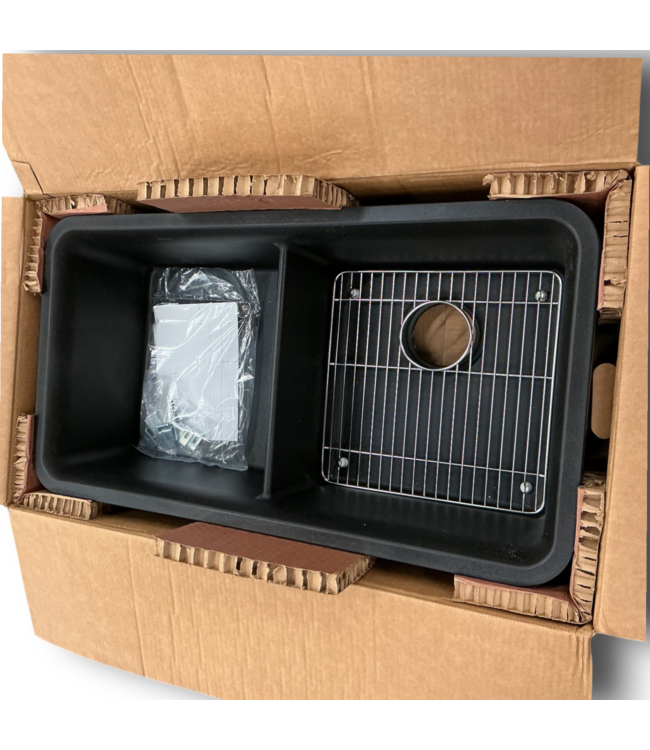 53268 Undermount 33"x 18" Double Kitchen Sink