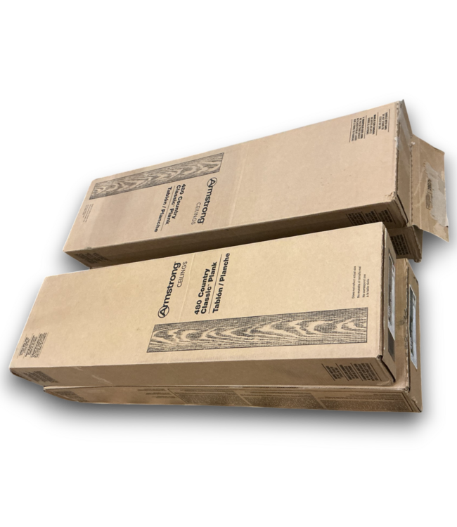 53266 Country Classic White Surface Mount Ceiling Plank 160 sq. ft.