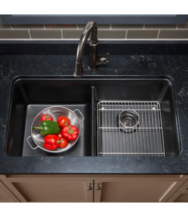 53268 Undermount 33"x 18" Double Kitchen Sink