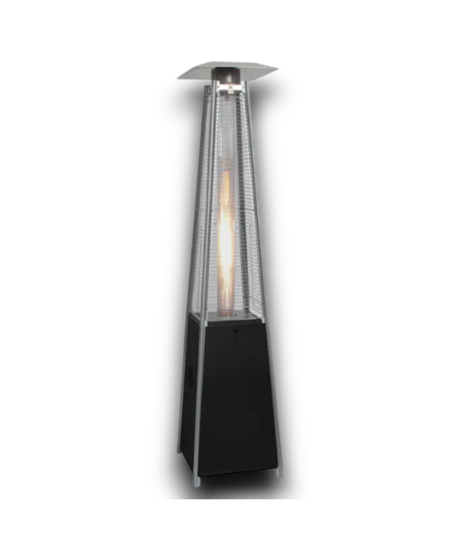 53285 Black Steel Floorstanding Liquid Propane Patio Heater