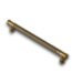53292 Antique Brass Cylinrical Handle Drawer Pull 6 Pack 11"