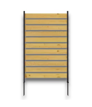 53297 Wood Garden Fence Cedar Wood Privacy Screen 72"H