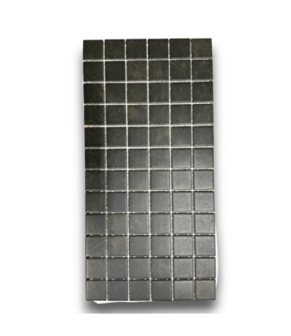 53298 Portfolio Charcoal Matte Mosaic Floor & Wall Tile 108 sq. ft.