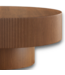 53305 Elegant Round Modern Coffee Table Walnut