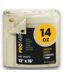 53306 White Waterproof Standard Polyester 25-Mil Tarp
