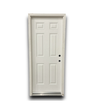 53308 White Pre-hung Exterior Door 31 x 81 Fire Rated LH
