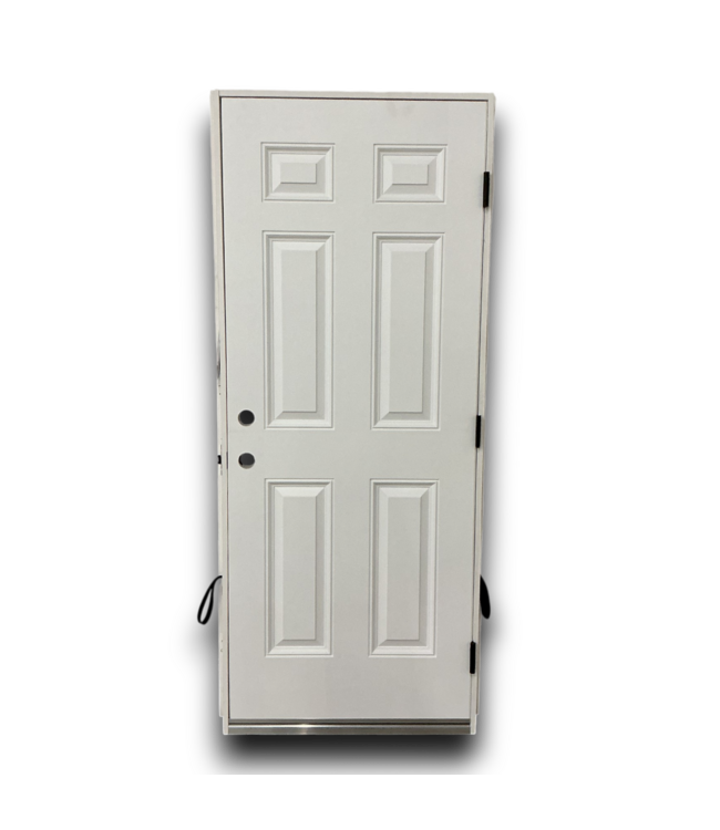 53308 White Pre-hung Exterior Door 31 x 81 Fire Rated LH