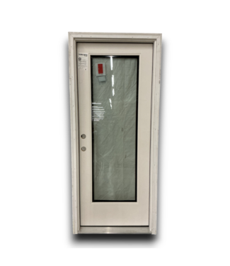 53318 Prehung Full-Lite Fiberglass Exterior Door 32" x 80" RH