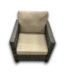 53321 Beige Outdoor 5-pc Wicker Patio Set