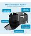 53323 XL Satin Black Metal Mailbox
