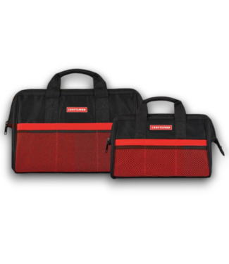 53326 Red & Black Zippered Tool Bag