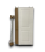 53335 60X80 White 2-Panel Prefinished Closet Sliding Door